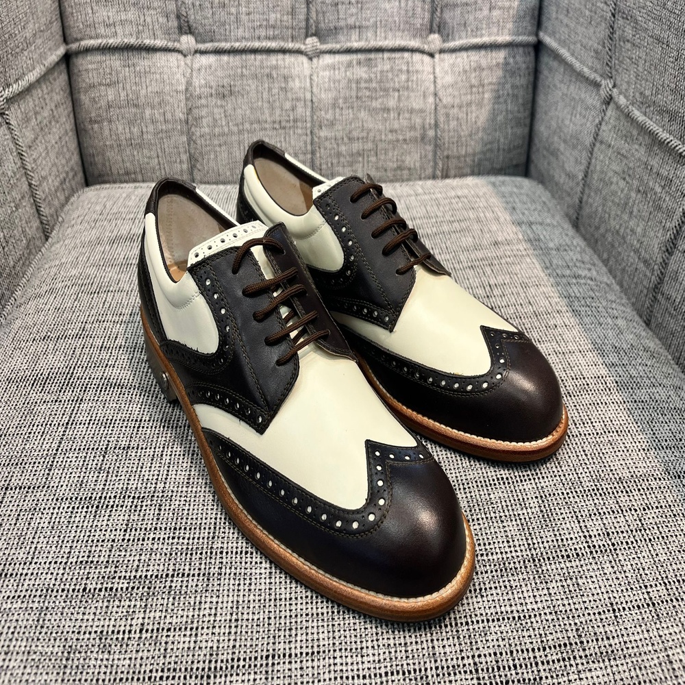 Bild von Tee Golf Schuh Herren Tommy chocolate/beige