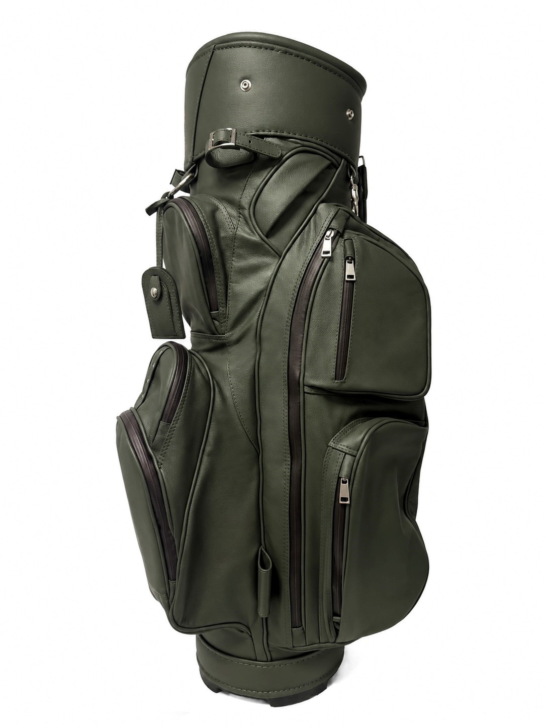 Bild von Zeller Rinderleder Cartbag grün/braun